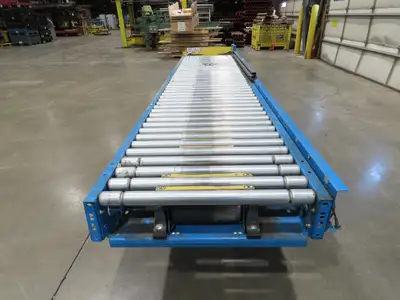 Hytrol ABEZ 30"x 11' EZLogic Accumulation Roller Conveyor 27"BF Center Drive 3PH