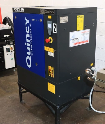 Used 2018 Quincy QCS-10, 10 HP, Rotary Screw Rotary Screw & Sliding Vane Air Compressors New Jersey US | Machinery Values #1460697