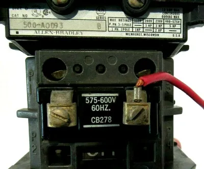 USED ALLEN BRADLEY 500-A0D93 CONTACTOR SER.B 500A0D93