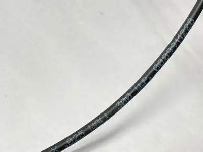 USED PARKER BLACK NYLON TUBING .106" ID 5/32" OD SHELFWARE LOT OF 60'