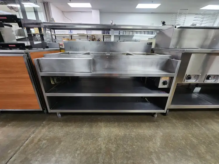 Used Allmetal Used Allmetal 4 Well Steam table Steam Tables (Food) Illinois US | Falcon Restaurant Supply #1376656