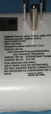 Used TUNGSTEN DIGITAL HEAVY DUTY TIMER WITH ASTRO 125 VAC 60HZ Relays & Switches Arizona US | ASSET CONVERSION SPECIALISTS, INC. #1348213