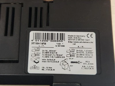 USED Siemens 3RT1054-1AP36