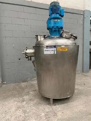 Yorkshire model TC750 58 gallon stainless steel jacketed tank