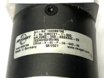 USED NEUGART XPLE060-009-SSSX3AC-E9/23/40/63/B5/M5, 100388788