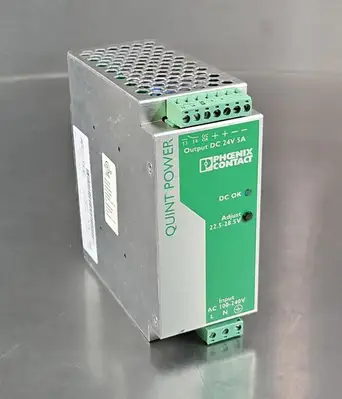 Phoenix Contact QUINT-PS-100-240AC/24DC/5 Power Supply. 4D-21