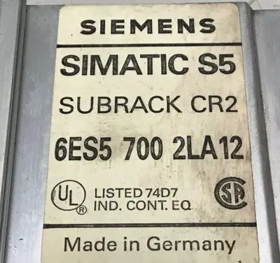 USED SIEMENS 6ES5 700-2LA12