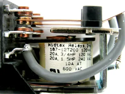 NEW LOT OF 2 MIDTEX 187-12T200 RELAY 120V 18712T200