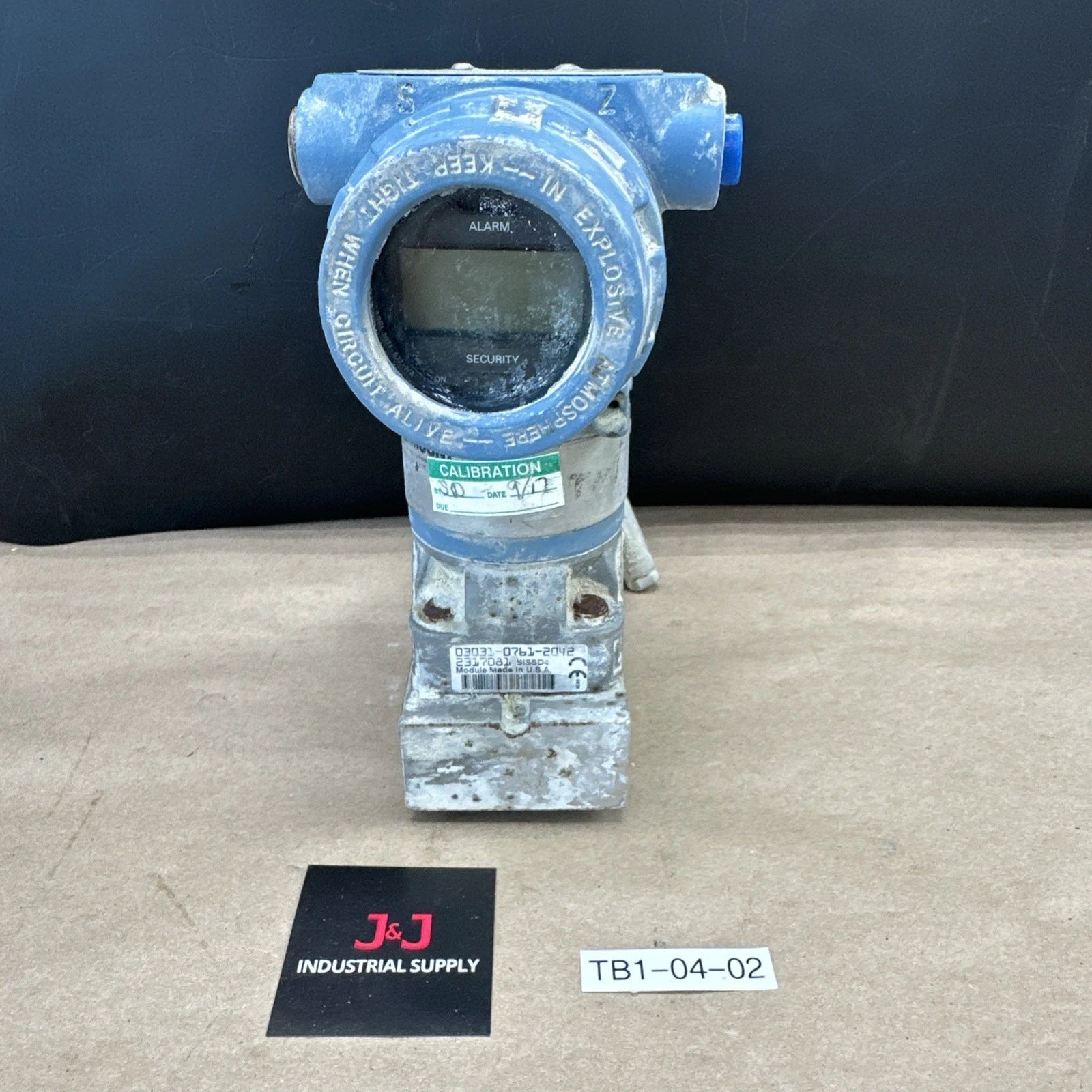Used Rosemount 3051CG4A02A1AS5M5E5 Sensors Indiana US | J&J Industrial Supply #1285256