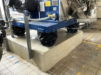 Krettek ProCent P 63 B Pilot horizontal peeler centrifuge, 316L SS.