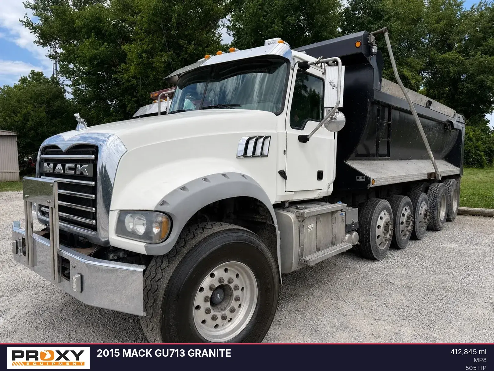 Used 2015 MACK GU713 GRANITE Dump trucks Ohio US | Proxy Equipment #1388866