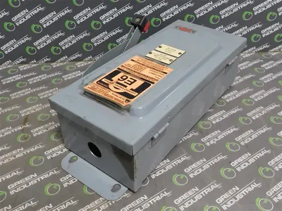 Square D HU361AWKEI Safety Switch Series E1 30A 600VAC/DC Type 3,3R,12 Encl Used