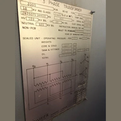 3000 KVA Carte International Transformer