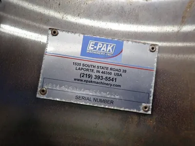 E-pack Machinery  100" X 10" Incline Conveyor Belt