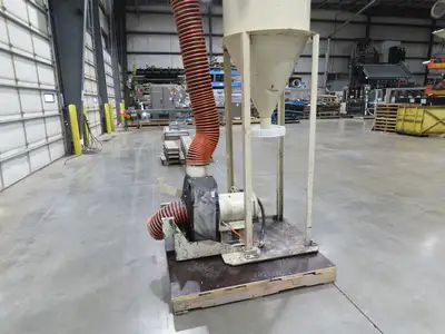 Cincinnati Fan PB-15A Cyclone Dust Collector Mesh Filter 5Gal 2600cfm 10Hp 112"H