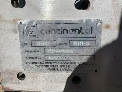 USED 2020 CONTINENTAL SCREW CONVEYOR