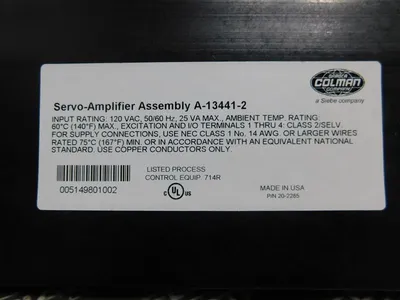 USED BARBER-COLMAN A-13441-2