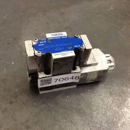 Used YUKEN DSG-01-2B11B-D24-50 Valves/Fittings Michigan US | Ideal Machinery #608413