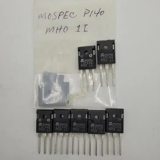 Used MOSPEC TIP140 ORIGINAL NEW MOSPEC TRANSISTOR Transistors Michigan US | ND Industrial Surplus #1226700