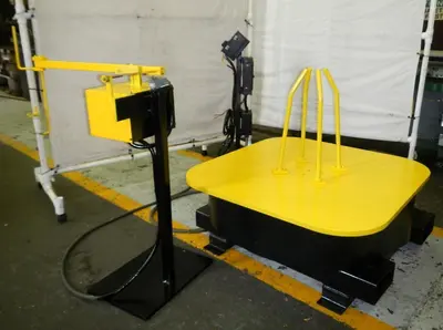 4,000 LB. DALLAS MODEL DPU-4000#X48 PALLET TYPE UNCOILER