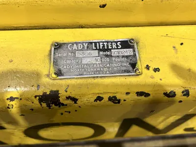 5 TON X 26" TO 80" WIDE CADY LIFTERS CRANE SHEET LIFTER: YOBRO #24600