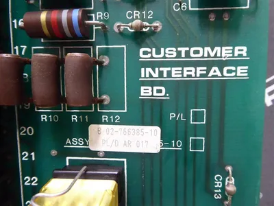 Emerson 02-766385-10 Customer Interface Board Rev. B Used