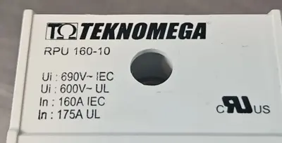 Teknomega RPU 160-10 Power Distribution Terminal Block loc4B11