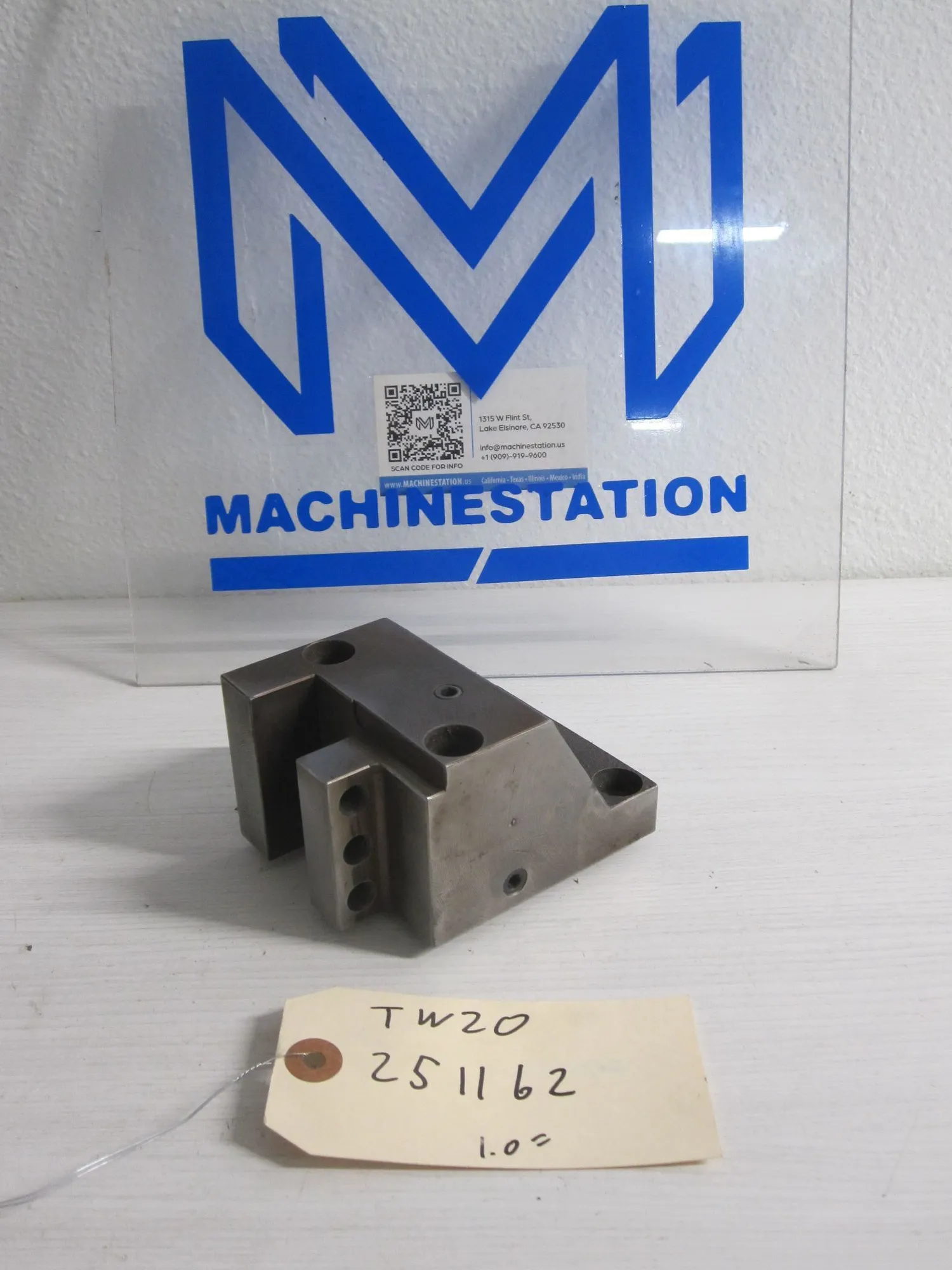 Nakamura Tome TW20 1.0"  OD Turning  Static Tool Holder 71 mm x 69mm