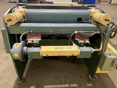 4' (48") X 10 GA AMADA MODEL #S-1232 HYDRAULIC SHEAR: STOCK #18197