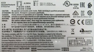 NEW HEWLETT PACKARD JL380A HPE OFFICE CONNECT 1920S 8G SWITCH JL380-60001