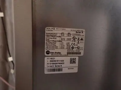 20BD156A0AYNANC0 / B Allen Bradley 156 460V 125HP Powerflex 700 W/ CABINET #S612