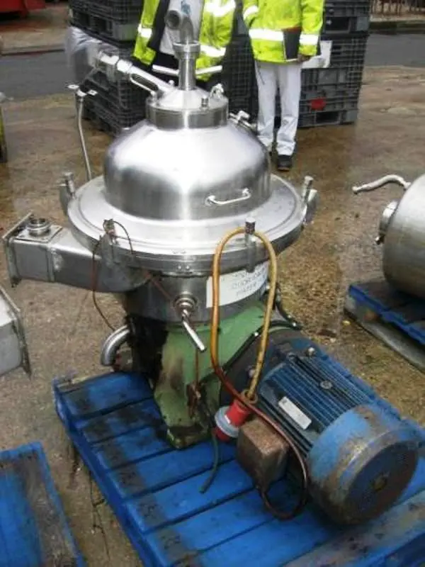 Westfalia SA 20-06-076 clarifier centrifuge, 316 SS.