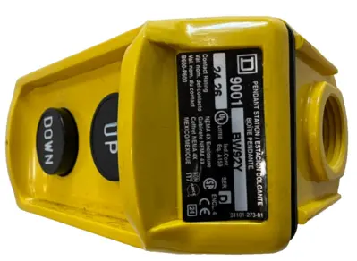 NEW SQUARE D 9001BW92Y PUSH BUTTON PENDANT