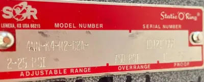 NEW SOR 4NN-K4-M2-C2A PRESSURE SWITCH 4NNK4M2C2A
