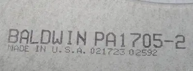 NEW BALDWIN PA1705-2 FILTER PA17052