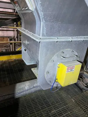 Stainless Steel Bulk Super Sack Bag Unloader w/ Dust Collector & Push Control