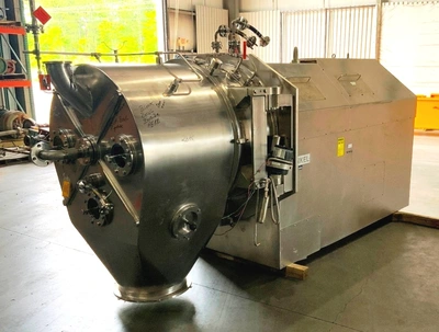 Heinkel HF 800.1 Inverting Filter centrifuge, Hastelloy C-22.