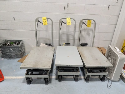 (3) Platform Carts 500lb cap.