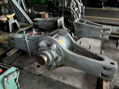 400 TON RODGERS MODEL #1F400 HYDRAULIC INCLINED FRAME HORIZONTAL WHEEL PRESS