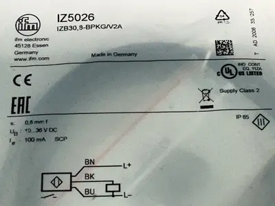 New | in-Stock IFM IZ5026 Proximity Sensors Ohio US | HGR 24 #1326159