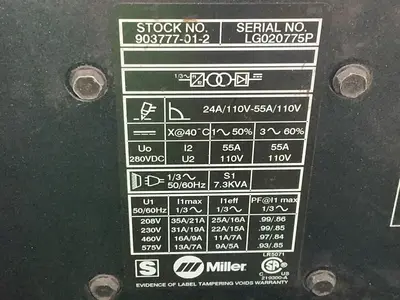 Used MILLER SPECTRUM 2050 Plasma Welders Ohio US | HGR 24 #1506558