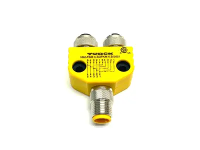USED TURCK CABLE SPLITTER 2-BRANCH M12 EUROFAST