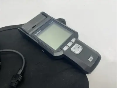 Used KEYENCE Electrostatic Sensor Main Unit w/ Ionizing Monitor Unit Sensors Michigan US | Maverick Industrial Sales #1390652
