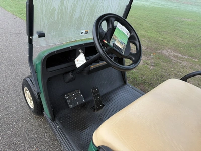 (1) 2019 E-Z-Go EFI golf cart with a Kawasaki gas engine, model 657061G01, includes canopy, fold-dow...