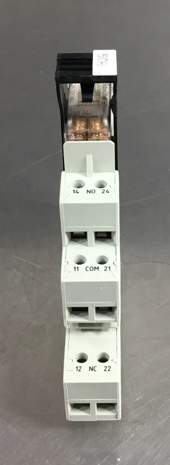 Weidmuller 8533771001 PXS 35 Din Rail Mount + RCL425024 4058500000 Relay 4B-21