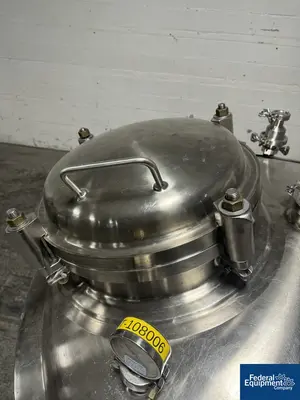 USED Precision 1,200 Liter Precision Stainless Reactor, Hastelloy C276, 45/150#