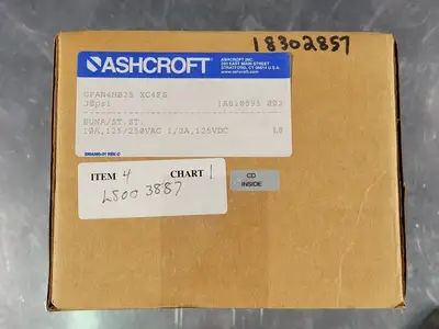 New | in-Stock ASHCROFT GPAN4HB25 Switchgears British Columbia CA | Lenmark #242763