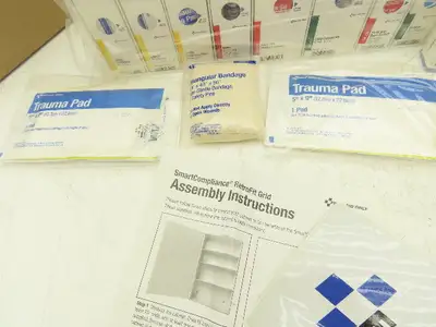 First Aid Only 55KN70 First Aid Kit Retrofit SmartCompliance Plastic Grids