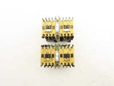 Allen Bradley 100-A09ND3 Contactor Relay Assembly 120V Coil Lot of 2