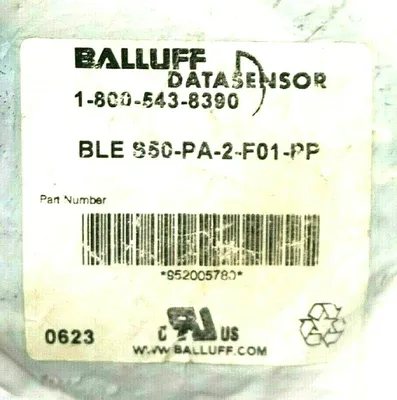 NEW BALLUFF BLE S50-PA-2-F01-PP PHOTO SENSOR BLE S50-PA-2-F01-PP